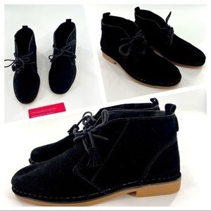 Tommy Bahama Evert Black Suede Leather Chukka Desert Booties size 10